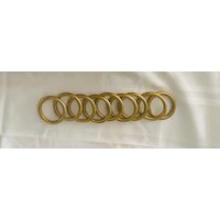Vintage Messing Ringe, 9Er Set von silversearching