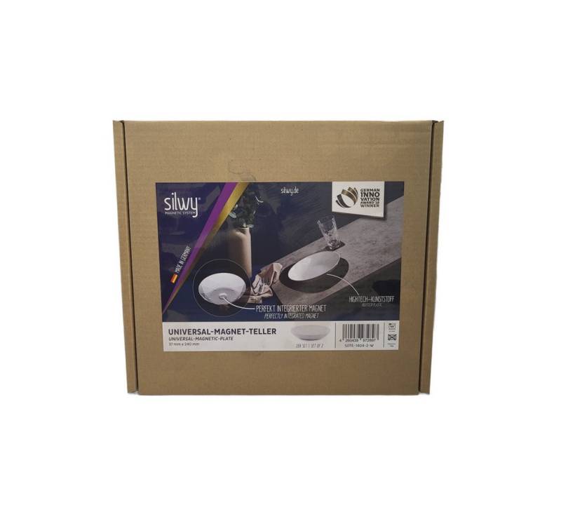 silwy MAGNETIC SYSTEM Teller Silwy Universal-Magnet-Teller Farbe weiß von silwy MAGNETIC SYSTEM