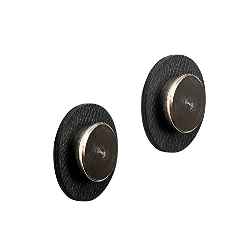 silwy® Magnet-Pins SMART (2er Set) inkl. Zwei Metall-Nano-Gel-Pads in Black - nie Wieder Bohren oder Schrauben - perfekt für Camping, Caravaning, Boating, Home, Living oder Business von silwy einfach anziehend.