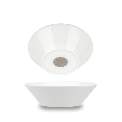 silwy® Porzellan-Magnet-Bowls (2er-Set) - perfekt für Camping, Caravaning und Boating - rutschfestes Geschirr ohne jegliches Klappern stapelbar von silwy einfach anziehend.