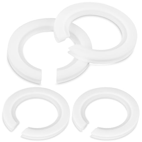 Simarro E27 zu E14 Adapter, 4 Stück Ring Konverter 42mm zu 29mm, Unterstützt Lampenschirm mit Duplex Ring Fitting von simarro