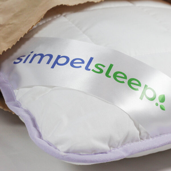 simpelsleep Lavendel Kopfkissen 60x80 inkl. Reißverschluss von simpelsleep