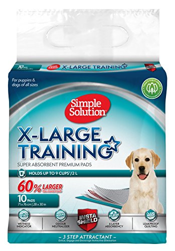 Simple Solution Extra große saugfähige Premium Hunde- und Welpenerziehungspads - 10er-Pack von Simple Solution