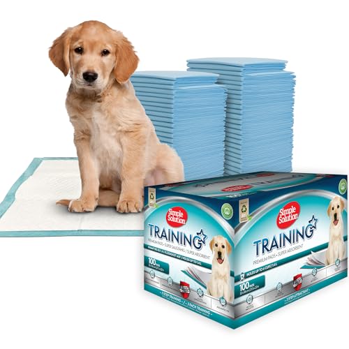 Simple Solution Absorbierende Premium Hunde- und Welpentrainingspads - Packung mit 100 Stück von Simple Solution