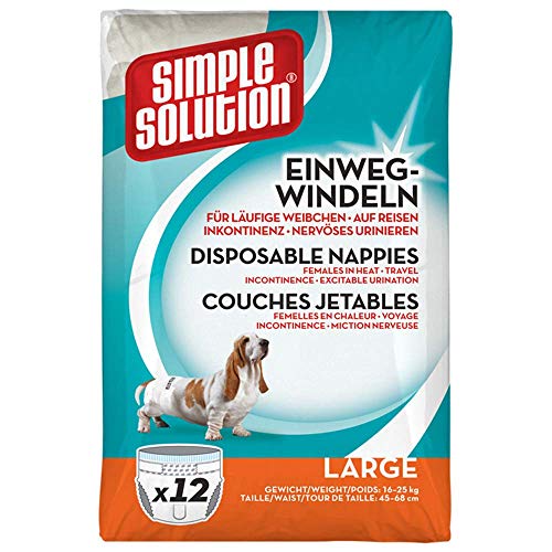 Simple Solution Hunde Windeln L von Simple Solution