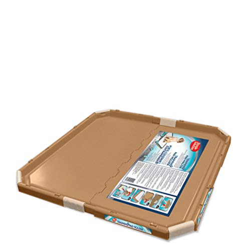 Simple Solution Dog Pad Holder | Tragbare Ablage für Pet Training und Puppy Pads | Schutz vor Pad Leakage, Bunching, und Shredding | Pads 53 x 53cms oder größer geeignet von Simple Solution