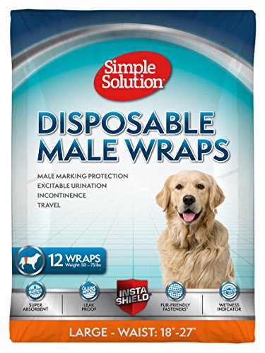 simple solution 11539-12p Einweg Windel für Rüden large mit Feuchtigkeitsanzeiger 12er Pack simple solution 11539-12p Einweg Windel für Rüden large mit Feuchtigkeitsanzeiger 12er Pack von simple solution