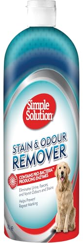 Simple Solution Hundeflecken- und Geruchsentferner | Enzymatischer Reiniger mit Pro-Bakterien Reinigungskraft - 1 Liter von Simple Solution