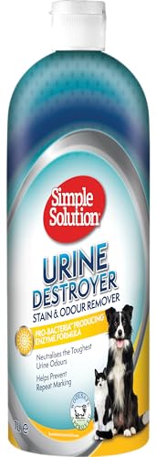 Simple Solution Urinzerstörer Enzymatischer Reiniger Haustier-Flecken- und Geruchsentferner mit Pro-Bakterien-Reinigungskraft Simple Solution Urinzerstörer Enzymatischer Reiniger Haustier-Flecken- und Geruchsentferner mit Pro-Bakterien-Reinigungskraft von simple solution