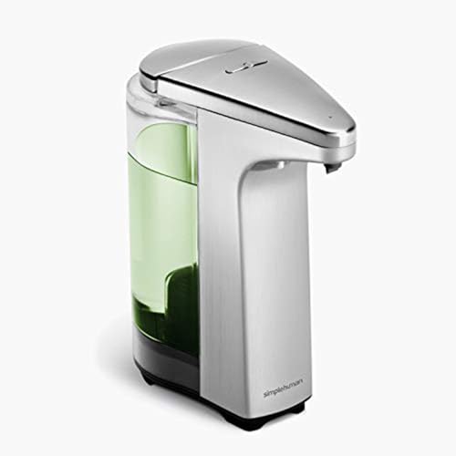 simplehuman ST1023 237 ml, Sensorspender, Seifenspender Automatisch mit Sensor, Nickel von simplehuman