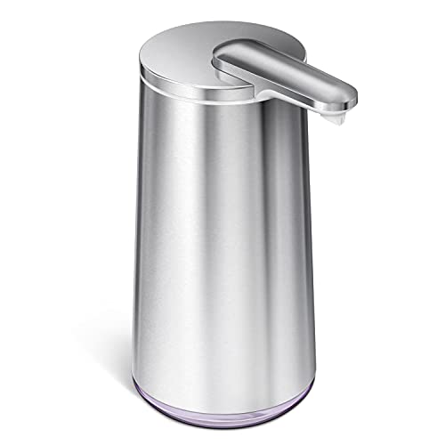 Simplehuman Schaum-Sensorspender, Edelstahl, Silber, 295 ml von simplehuman