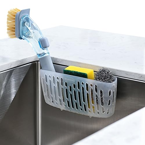 simpletome Schwammhalter Küche, Spülbecken Organisator, 3X Starke Saugnäpfe Oder Arbeitsplatte (Transparent) von simpletome