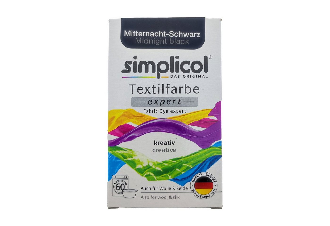 simplicol Textilfarbe Simplicol Textilfarbe Expert Mitternacht-Schwarz 150g, Farberneuerung Farbauffrischung Batik Textilfärbemittel simplicol Textilfarbe Simplicol Textilfarbe Expert Mitternacht-Schwarz 150g, Farberneuerung Farbauffrischung Batik Textilfärbemittel von simplicol