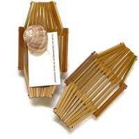 Kleine Bambuskorb Seifenschale | Business Note Kartenhalter Set Von 2 von simplychi