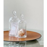 Postmoderne Plastik Schwanen Vogel Vorratsdosen | Badezimmer Wattekugelbehälter von simplychi