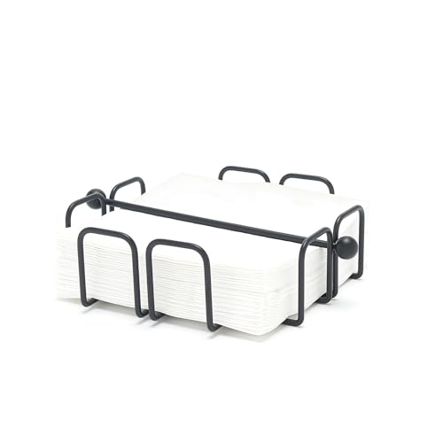 simplywire – Dinnerservietten-/Papierserviettenhalter mit gewichteter Stange – Schwarz von simplywire