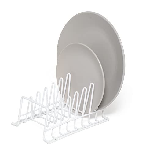 simplywire – Tellerablage/Abtropfkorb – Küchenschrank-Organizer – Klein - Weißer kunststoffbeschichteter Stahl von simplywire