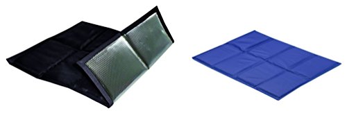sin4sey 2er Set faltbares Sitzkissen Unterseite isoliert im Zugbeutel (schwarz - blau) von sin4sey