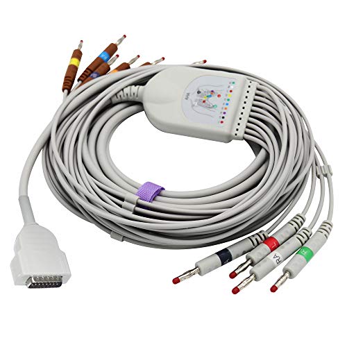 Kompatibel kompatibel ECG/EKG Kabel für GE Marquette 2029893-001 10 Führt 9.8 ft AHA Banana 4.0 mm Kompatibel kompatibel ECG/EKG Kabel für GE Marquette 2029893-001 10 Führt 9.8 ft AHA Banana 4.0 mm von sino-k Medical