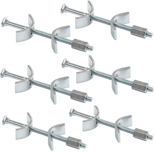 6 Stück Arbeitsplattenverbinder, 150 Millimeter Möbelverbinder Schrauben, Verbindungsschraube, Möbelverbinder, für Arbeitsplatte, Silber von sinzau
