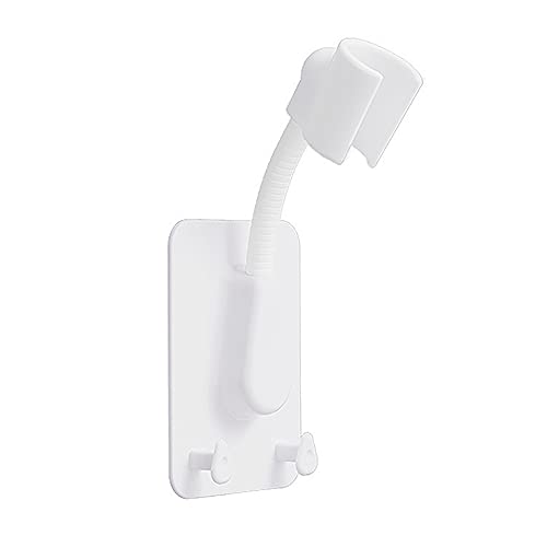Duschkopf Halterungen, Duschkopfhalter Badezimmerzubehör Ohne Bohren, 360° Verstellbar, Drehbar Universal, Brausehalter Duschhalterung Wandhalterung, Weiß von sinzau
