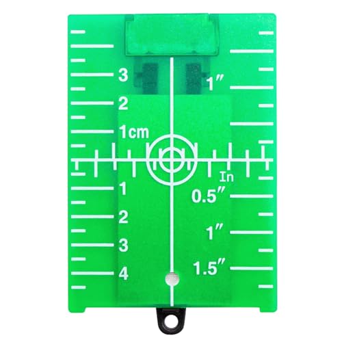 Grüne Laser Zieltafel Mit Reflektoren für Verbesserte Sichtbarkeit - Magnetische Zieltafel Mit Bein für Lasermessung von sinzau