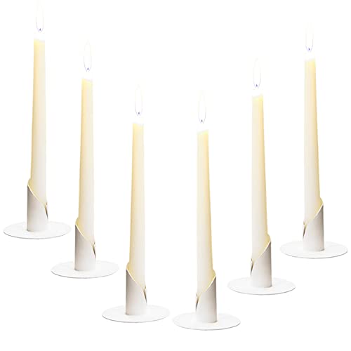6 Stück 2,5cm Weiß Kerzenständer, Candlelight Dinner Kerzenhalter, Kerzenständer Kommunionkerze, für Taufkerze, Weihnachten, Thanksgiving, Halloween, Geburtstagsfeiern, Candlelight-Dinner 6 Stück 2,5cm Weiß Kerzenständer, Candlelight Dinner Kerzenhalter, Kerzenständer Kommunionkerze, für Taufkerze, Weihnachten, Thanksgiving, Halloween, Geburtstagsfeiern, Candlelight-Dinner von sinzau