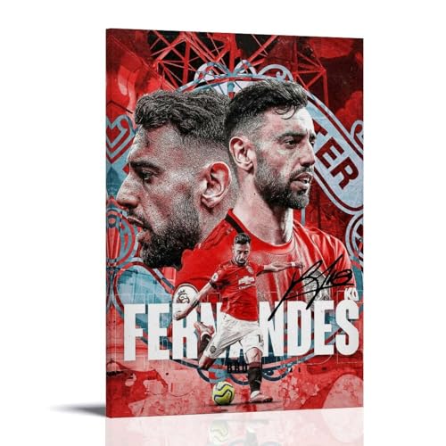 Bruno Fernandes Fußballstar-Poster, ästhetischer Druck, Kunstdruck, Wandgemälde, Leinwand, moderne Schlafzimmerdekoration, 60 x 90 cm Bruno Fernandes Fußballstar-Poster, ästhetischer Druck, Kunstdruck, Wandgemälde, Leinwand, moderne Schlafzimmerdekoration, 60 x 90 cm von sipfsi