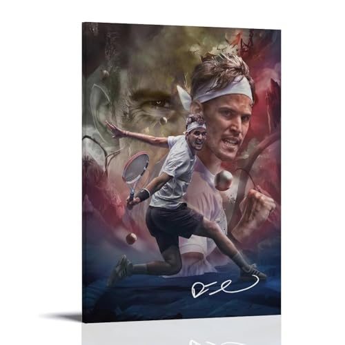 Poster mit Dominic Thiem Tennisstern, Wandkunst, Rollen, Leinwand, Gemälde, Bild, Wohnzimmer-Dekoration, Zuhause, 20 x 30 cm Poster mit Dominic Thiem Tennisstern, Wandkunst, Rollen, Leinwand, Gemälde, Bild, Wohnzimmer-Dekoration, Zuhause, 20 x 30 cm von sipfsi