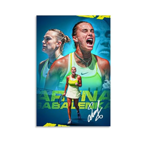 sipfsi Aryna Sabalenka Poster auf Leinwand, Wandkunst, dekorativ, Schlafzimmer, modernes Zuhause, Kunstwerk, 20 x 30 cm sipfsi Aryna Sabalenka Poster auf Leinwand, Wandkunst, dekorativ, Schlafzimmer, modernes Zuhause, Kunstwerk, 20 x 30 cm von sipfsi