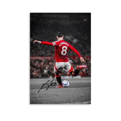 sipfsi Bruno Fernandes Fußball-Poster, Leinwand, Wandkunstdruck, Foto, Bild, Gemälde, Raumdekoration, Heimdekoration, 20 x 30 cm sipfsi Bruno Fernandes Fußball-Poster, Leinwand, Wandkunstdruck, Foto, Bild, Gemälde, Raumdekoration, Heimdekoration, 20 x 30 cm von sipfsi