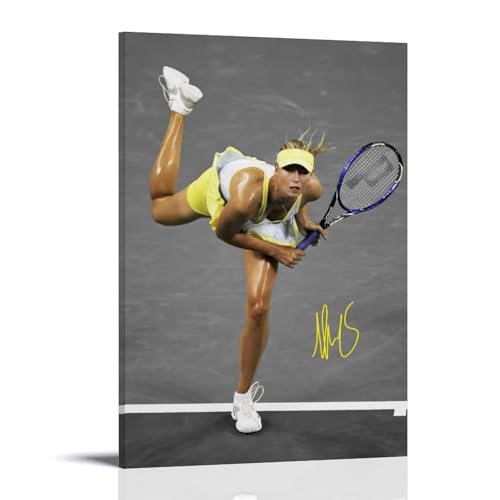 sipfsi Maria Sharapova Tennis-Kunst-Poster, Wandkunst, Schlafzimmer, Heimdekoration, hängendes Bild, Leinwandbild, 50 x 75 cm sipfsi Maria Sharapova Tennis-Kunst-Poster, Wandkunst, Schlafzimmer, Heimdekoration, hängendes Bild, Leinwandbild, 50 x 75 cm von sipfsi