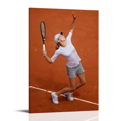 sipfsi Maria Sharapova Tennis-Poster, Leinwand, Gemälde, Wandkunst, dekoratives Bild, Drucke, moderne Dekoration, 20 x 30 cm von sipfsi