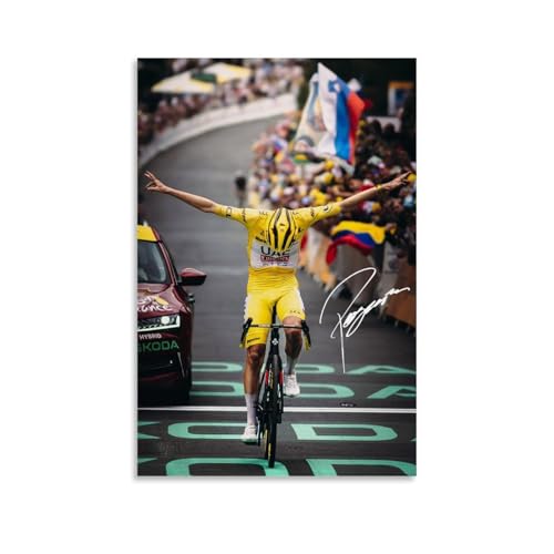 sipfsi Tadej Pogačar Poster auf Leinwand, Motiv: Radsport-Champion, Wandkunst, dekoratives Bild, Drucke, moderne Dekoration, 50 x 75 cm sipfsi Tadej Pogačar Poster auf Leinwand, Motiv: Radsport-Champion, Wandkunst, dekoratives Bild, Drucke, moderne Dekoration, 50 x 75 cm von sipfsi