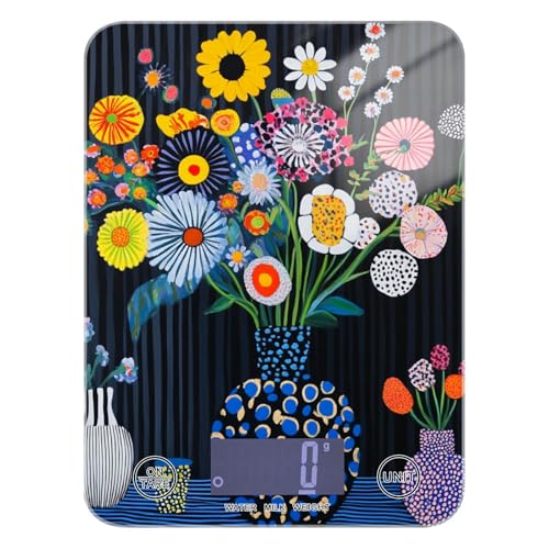 Eine Vase mit Blumen LCD-Display Lebensmittelwaage Reise 5 kg/5 g Küchenwaage Digitalwaage mit 4 Einheiten für Gewichtsverlust, Gewichtsverlust, Seifenherstellung (Batterien nicht im Lieferumfang Eine Vase mit Blumen LCD-Display Lebensmittelwaage Reise 5 kg/5 g Küchenwaage Digitalwaage mit 4 Einheiten für Gewichtsverlust, Gewichtsverlust, Seifenherstellung (Batterien nicht im Lieferumfang von siphylline