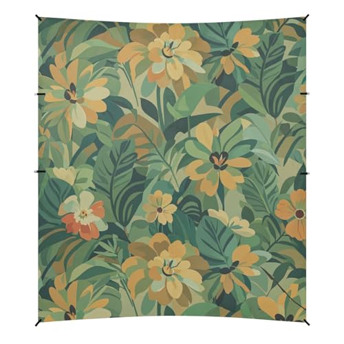 Green Summer Hawaii-Blumen Faltbares Strandzelt LSF 50+ Schutz Leichter tragbarer Sonnenschutz mit Tragetasche für Garten und Camping Green Summer Hawaii-Blumen Faltbares Strandzelt LSF 50+ Schutz Leichter tragbarer Sonnenschutz mit Tragetasche für Garten und Camping von siphylline