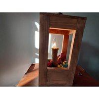 Windlicht E-Holz Windlicht E-Holz von sissyscraftsnthreads