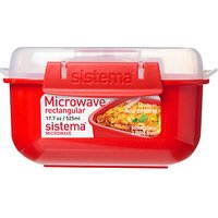 sistema® Mikrowellendose rot 525,0 ml, 1 St. von sistema®