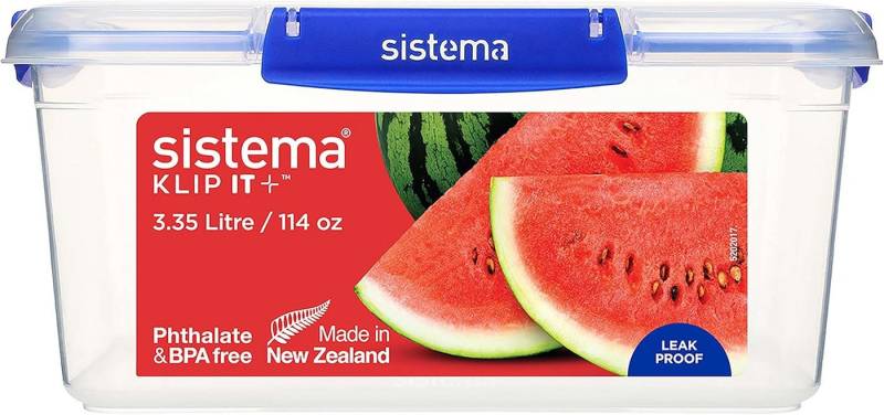 sistema Aufbewahrungsbox Sistema 3,35L Rectangle Klip It+ von sistema