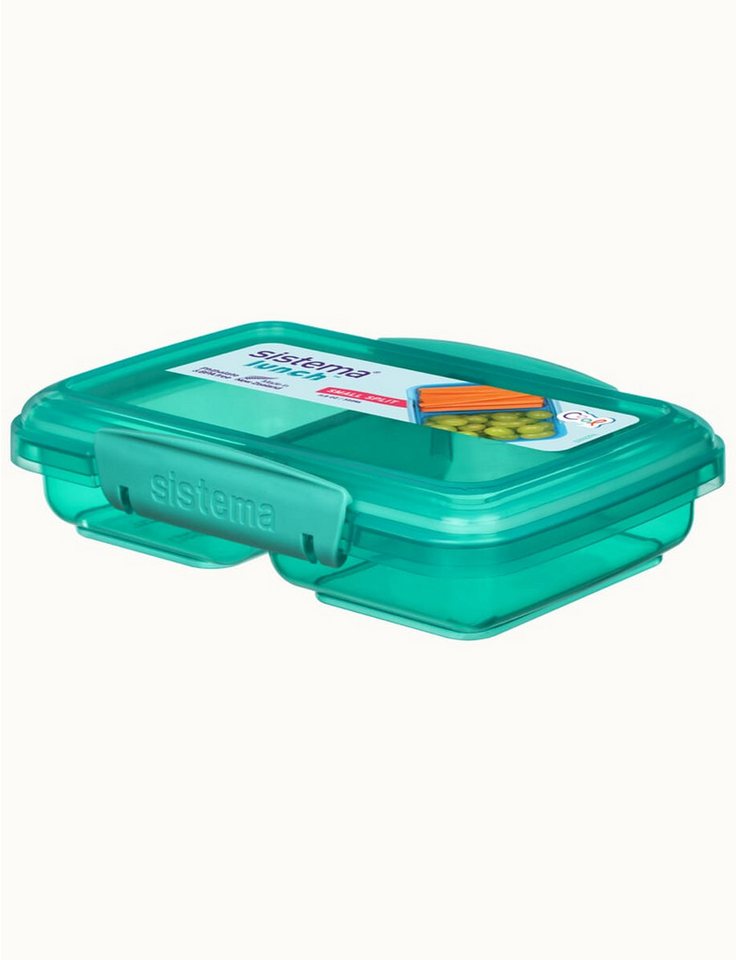 sistema Aufbewahrungsbox Sistema 350ml Small Split Lunch - Teal sistema Aufbewahrungsbox Sistema 350ml Small Split Lunch - Teal von sistema