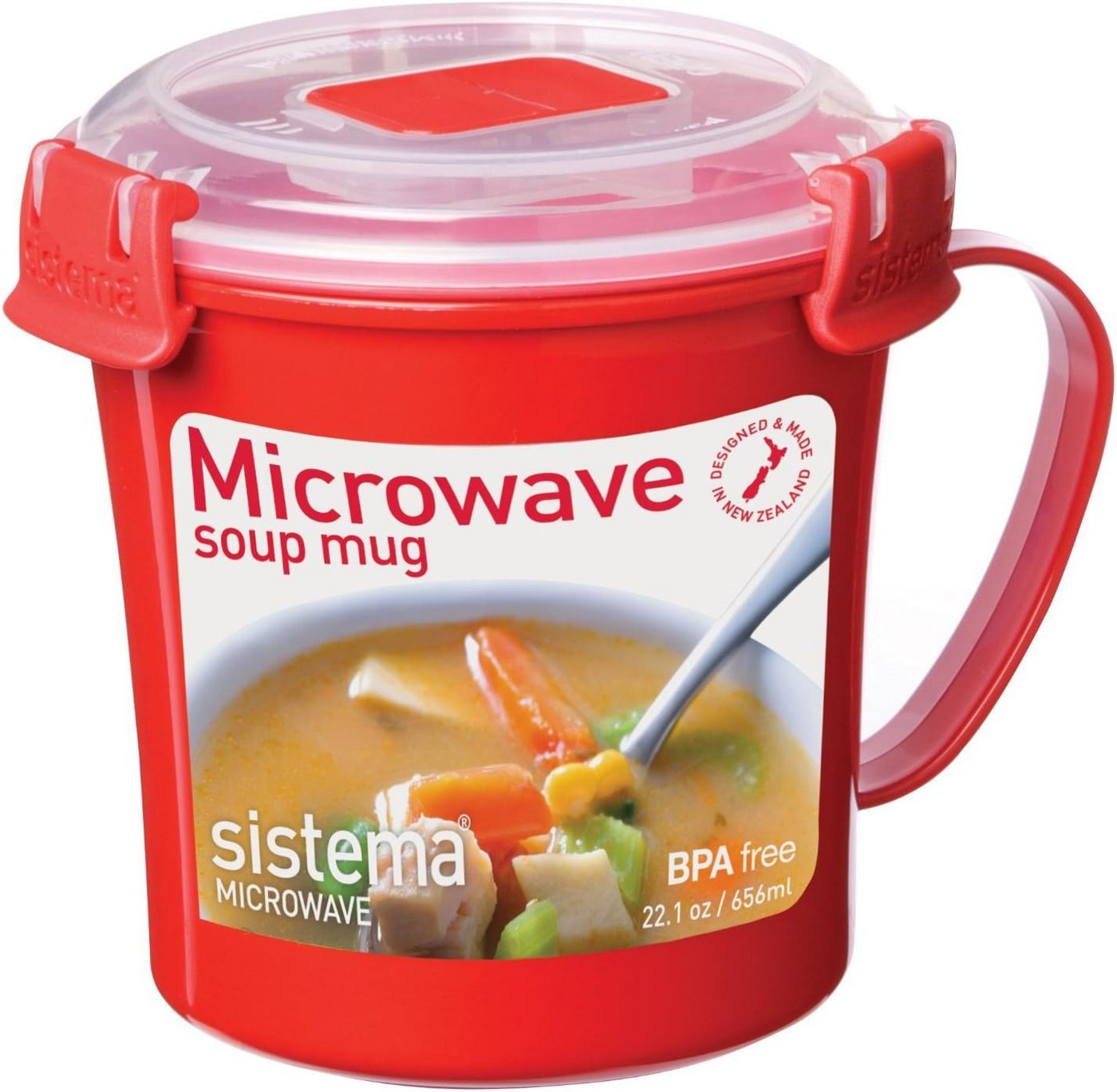 sistema Aufbewahrungsbox Sistema 656ml Medium Soup Mug Microwave sistema Aufbewahrungsbox Sistema 656ml Medium Soup Mug Microwave von sistema