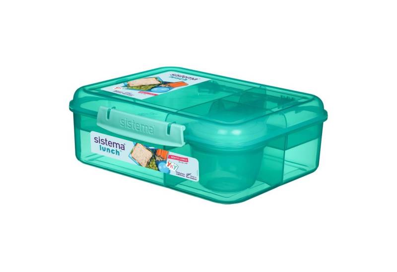 sistema Frischhaltedose Sistema 1,65L Bento Lunch To Go Lunchbox farbig sortiert von sistema