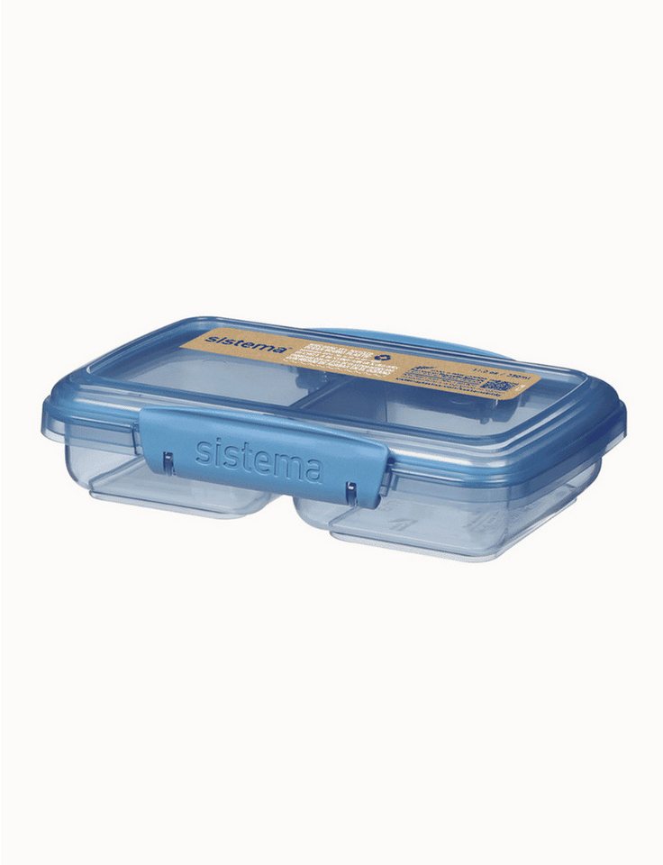 sistema Lunchbox Sistema 350ml Small Split - recycled PP - Mountain Blue sistema Lunchbox Sistema 350ml Small Split - recycled PP - Mountain Blue von sistema