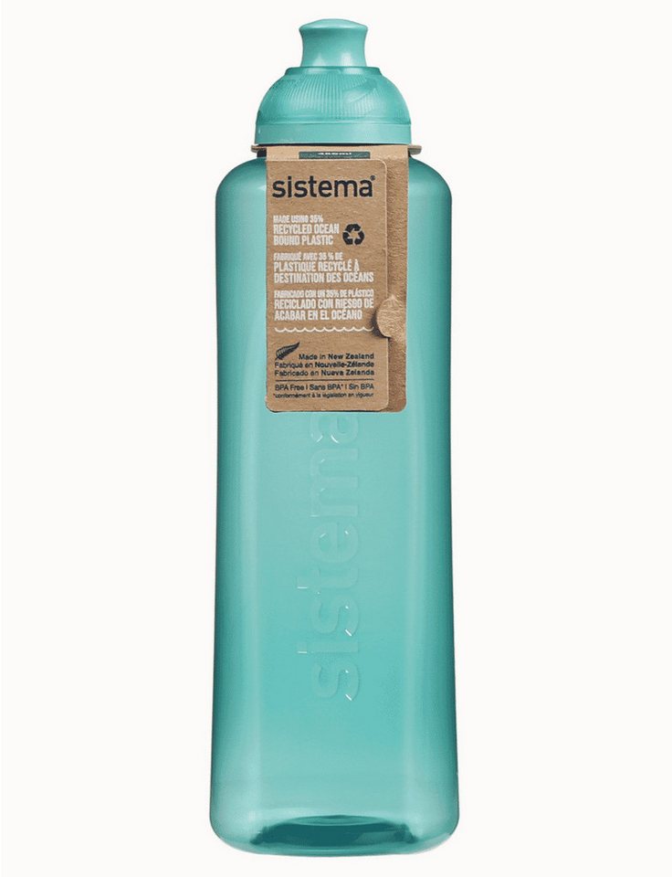sistema Trinkflasche Sistema 480ml Swift Bottle -recycled PP - Teal Stone von sistema