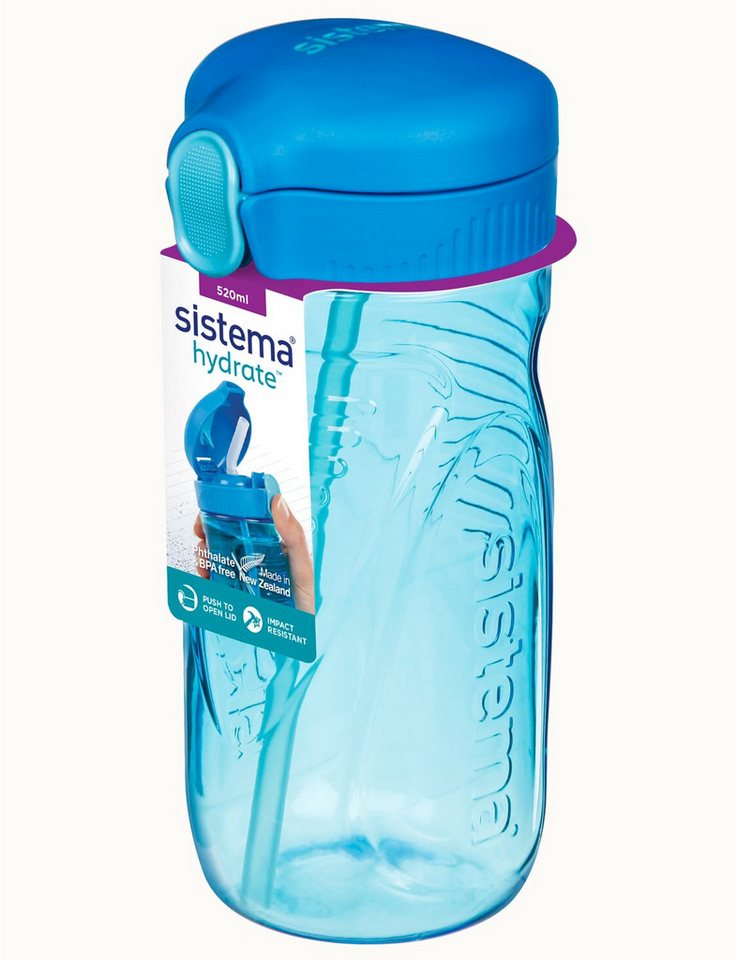 sistema Trinkflasche Sistema 520ml Tritan Quick Flip Bottle - Blue sistema Trinkflasche Sistema 520ml Tritan Quick Flip Bottle - Blue von sistema