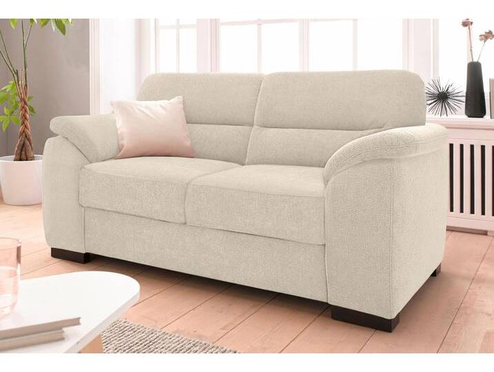 2-Sitzer SIT & MORE Montego , beige (creme), B:168cm H:88cm T:92cm, Luxus-Microfaser (90% Polyester, 10% Polyamid), Struktur (100% Polyester), Luxus-Microfaser ALTARA NUBUCK (100% Polyester), Sofas, mit Federkern von sit&more
