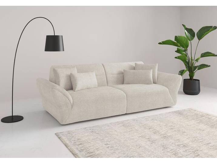 Big-Sofa SIT & MORE Dali , beige (cream), B:300cm H:91cm T:116cm, 100% Polyester, Sofas von sit&more