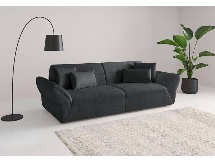 Big-Sofa SIT & MORE Dali , grau (anthrazit), B:300cm H:91cm T:116cm, 100% Polyester, Sofas von sit&more