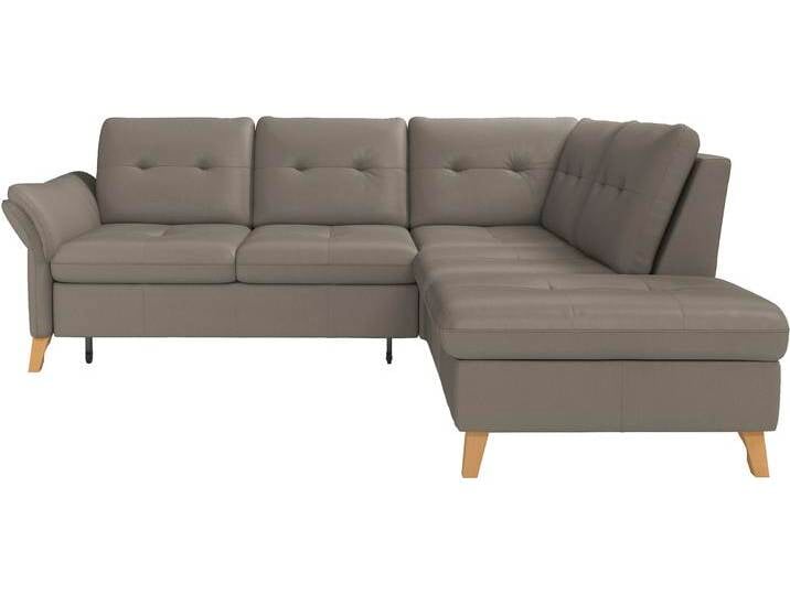 Ecksofa SIT & MORE Göteborg , grau (delphine), B:250cm H:90cm T:226cm, Sofas, inkl. Sitztiefenverstellung, wahlweise mit Bettfunktion & Bettkasten von sit&more