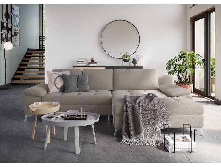 Ecksofa SIT & MORE Latigo L-Form , beige, B:290cm T:163cm, Sofas, mit Mega-Recamiere, wahlweise mit Bettfunktion und Bettkasten Ecksofa SIT & MORE Latigo L-Form , beige, B:290cm T:163cm, Sofas, mit Mega-Recamiere, wahlweise mit Bettfunktion und Bettkasten von sit&more